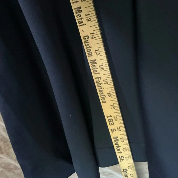 Navy‎ Lace Overlay Dress - Picture 8 of 13